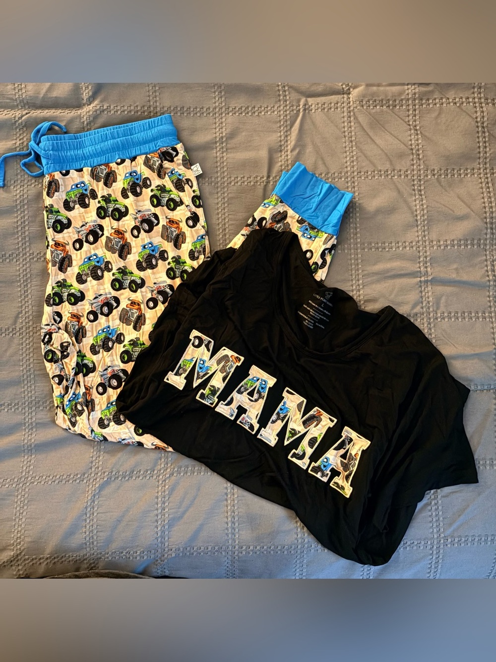 Little Peanut Bamboo Monster Trucks Mama Set